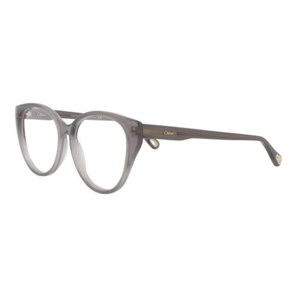 New Authentic Chloé Womens Cat Eye Grey Grey Transparent Fashion Designer Sungla - Picture 1 of 4